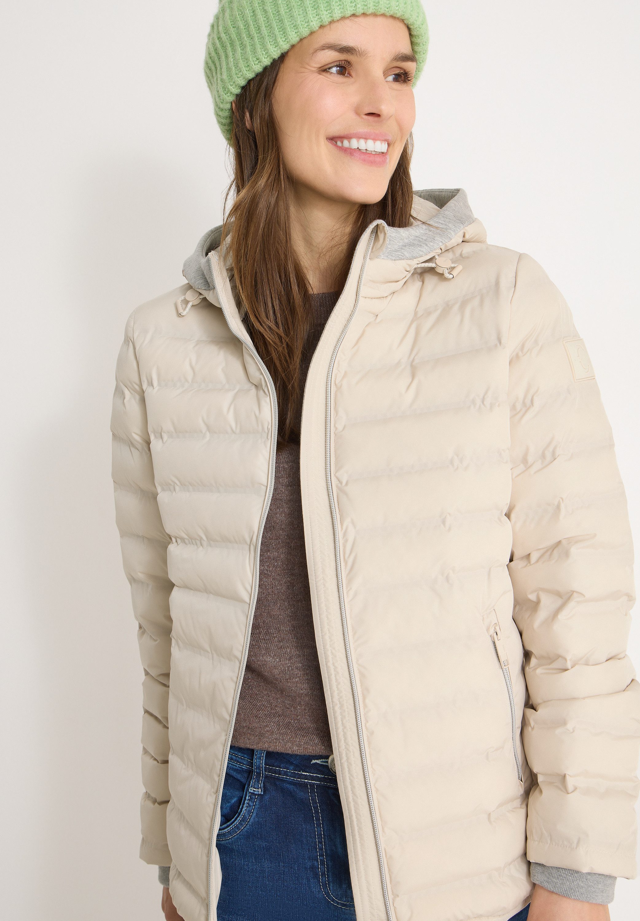 CECIL Steppjacke in Welded-Optik