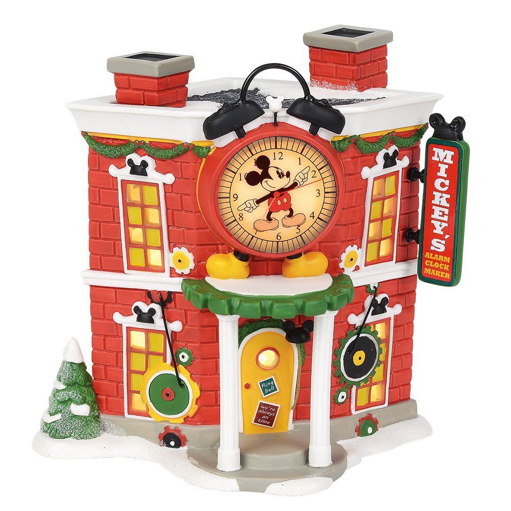 Disney Weihnachtsdorf Mickey Mouse Weihnachtsdorf Uhren Store Haus Porzellan Disney Store