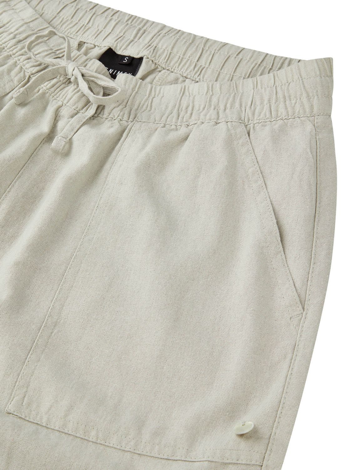 DENIMFY Chinohose Damen Leinenhose DFLinda Regular Fit Sommer Freizeithose mit Taschen