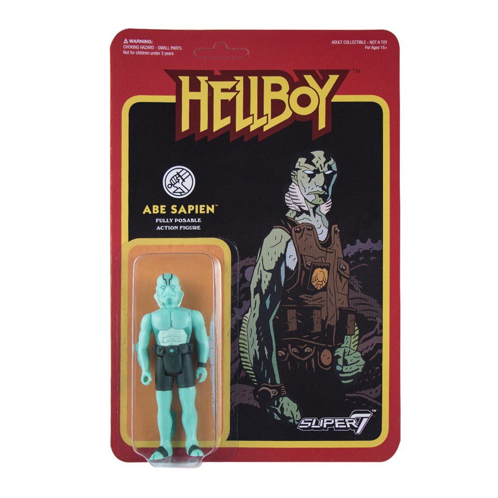 Super7 Actionfigur HELLBOY WAVE 1 ABE SAPIEN REACTION ACTIONFIGUR