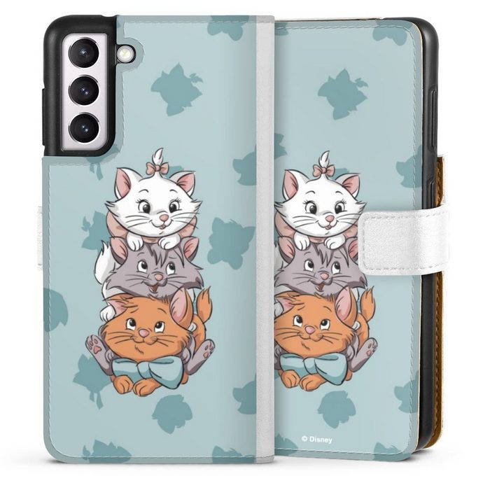 DeinDesign Handyhülle Disney Aristocats Katze Aristocats Triplets Samsung Galaxy S21 5G Hülle Handy Flip Case Wallet Cover