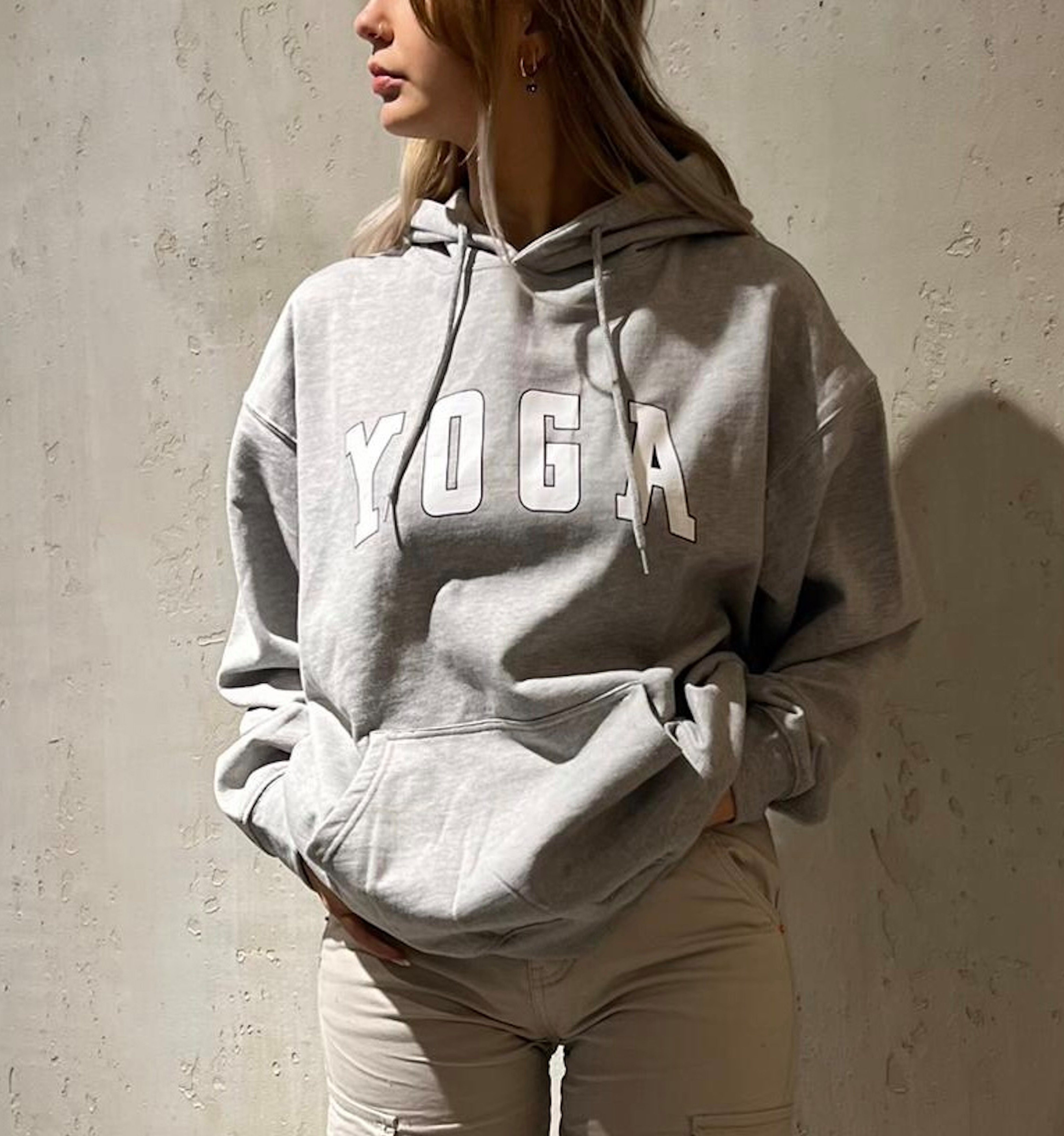 Worldclassca Hoodie Worldclassca Oversized Hoodie YOGA Kapuzenpullover Washed Sweatshirt