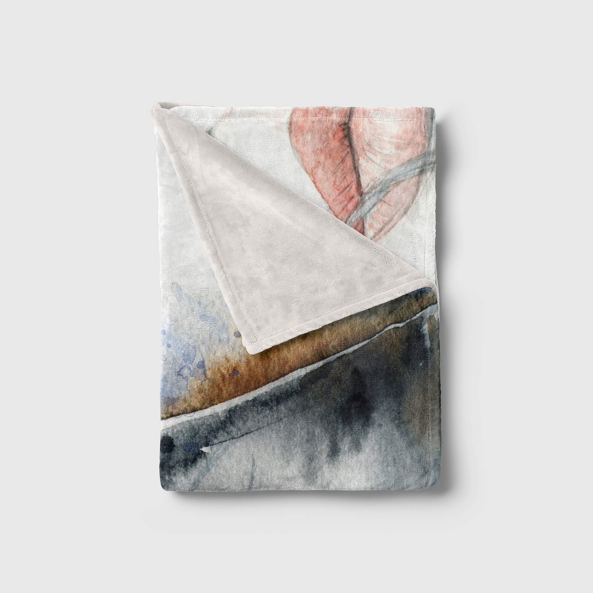 Baumwolle-Polyester-Mix Handtücher Handtuch Por, Handtuch mit Strandhandtuch Fotomotiv Frauen Kuscheldecke (1-St), schönes Saunatuch Art Sinus