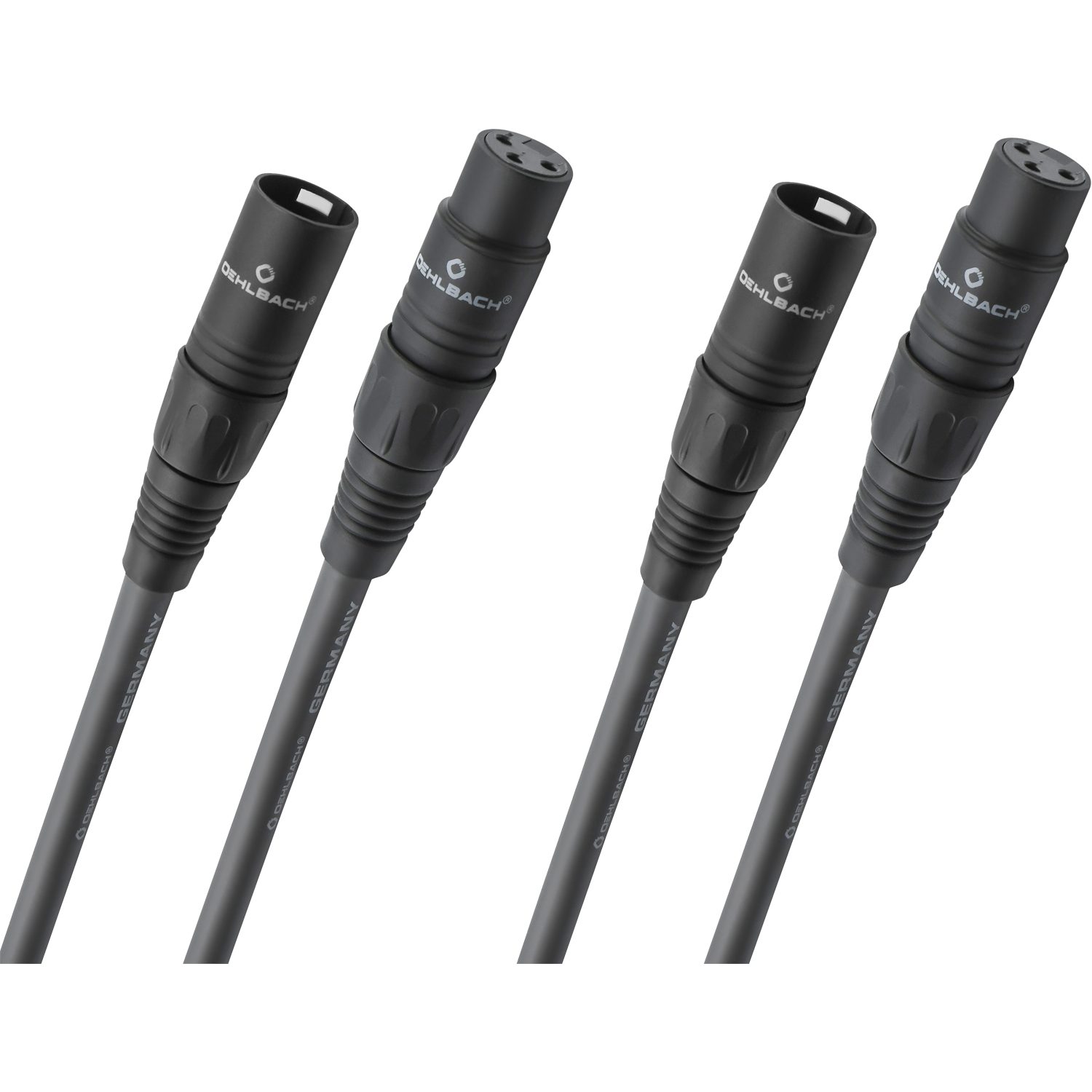 OEHLBACH NF 14 Master X NF Audio-Kabel mit XLR-Stecker 1 Paar Audio-Kabel, XLR-Kupplung, XLR (50 cm), Flexibel, Hochwertiges Kupfer