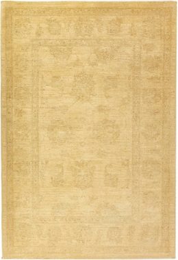 Wollteppich Farahan Teppich handgeknüpft beige, morgenland, rechteckig, Höhe: 7 mm