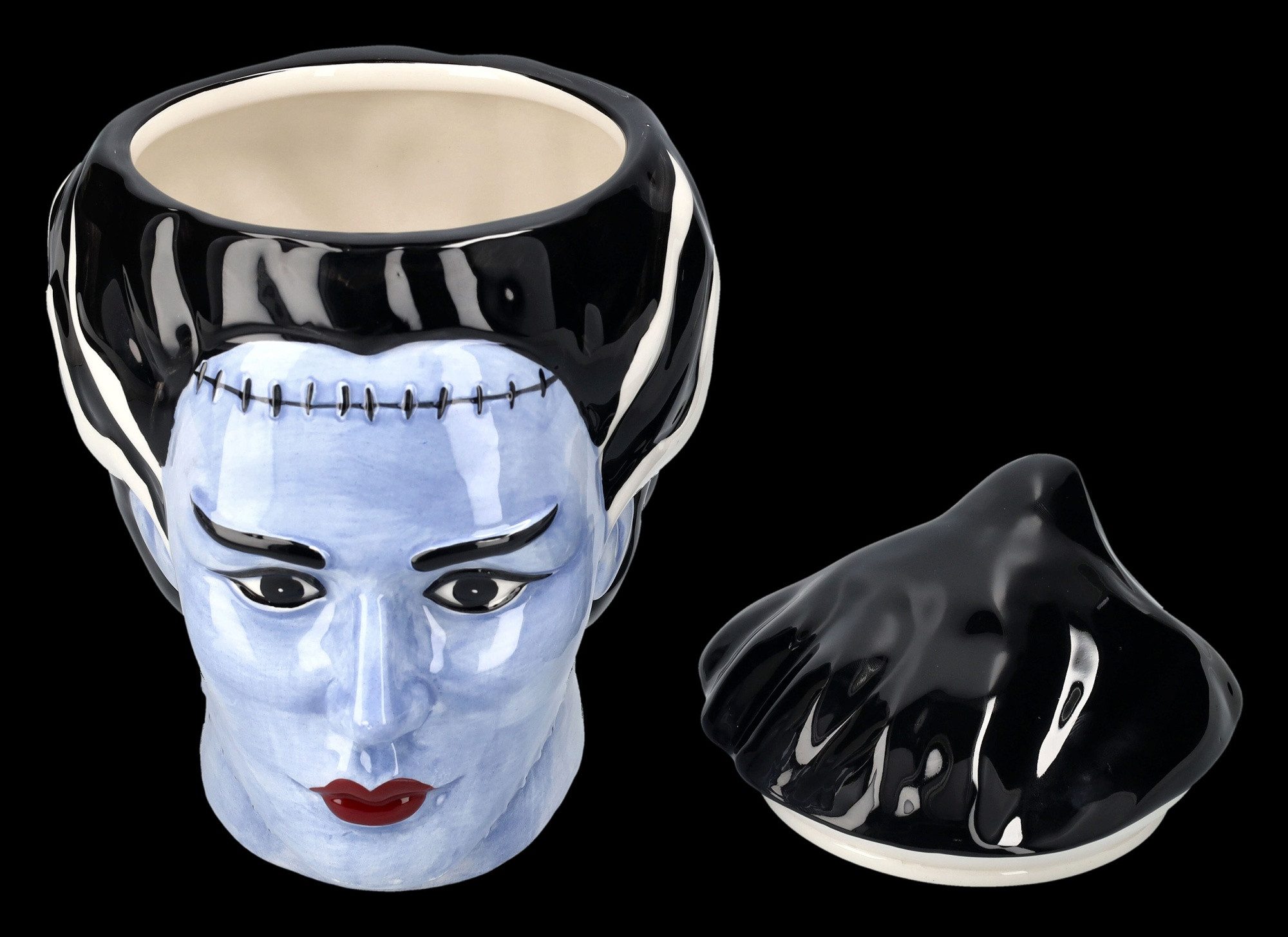 Figuren Shop GmbH Dekoobjekt Keksdose - Frankensteins Braut - Fantasy Horror Dekodose Aufbewahrung
