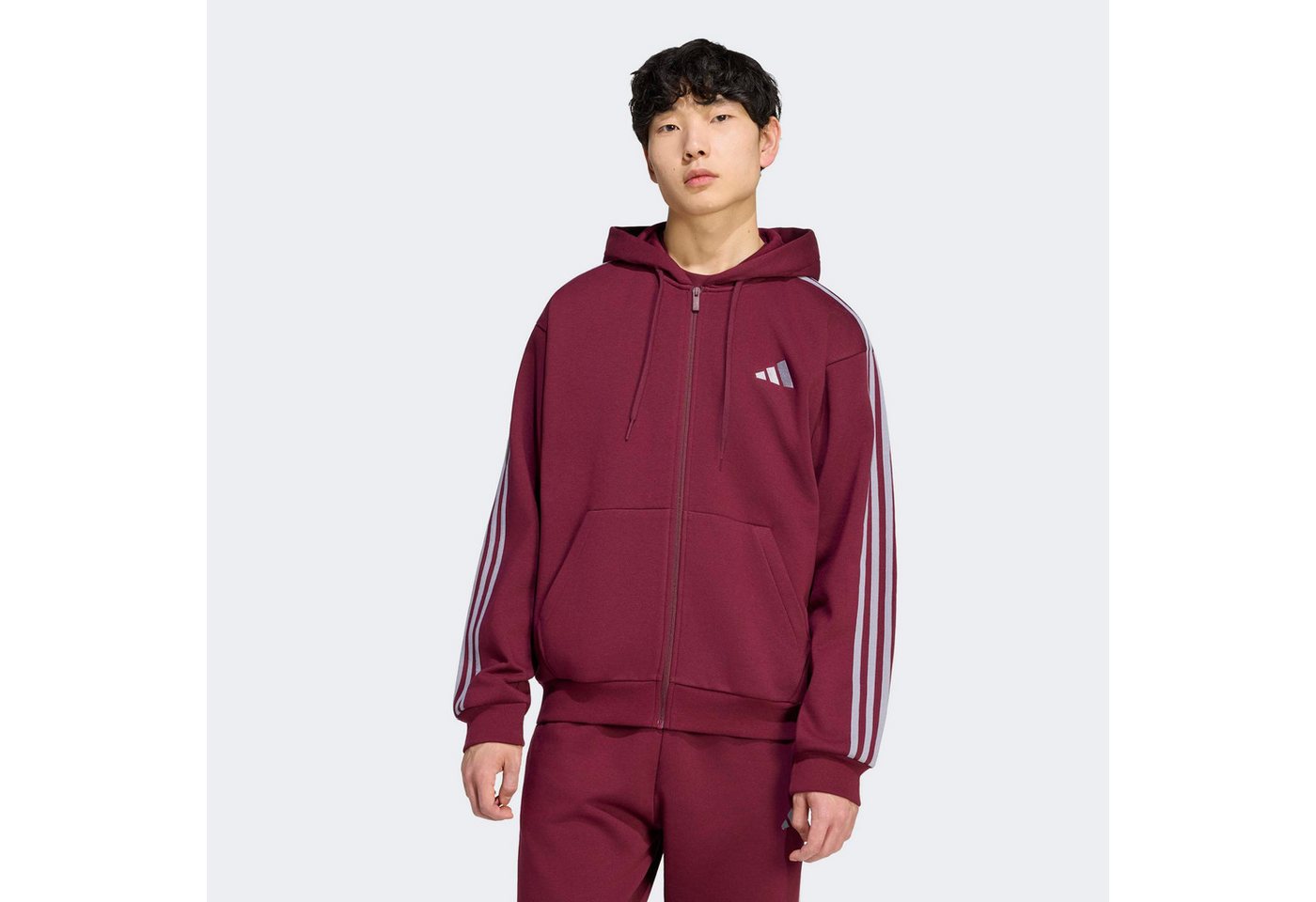 adidas Sportswear Kapuzensweatshirt M 3S FL FZ HD