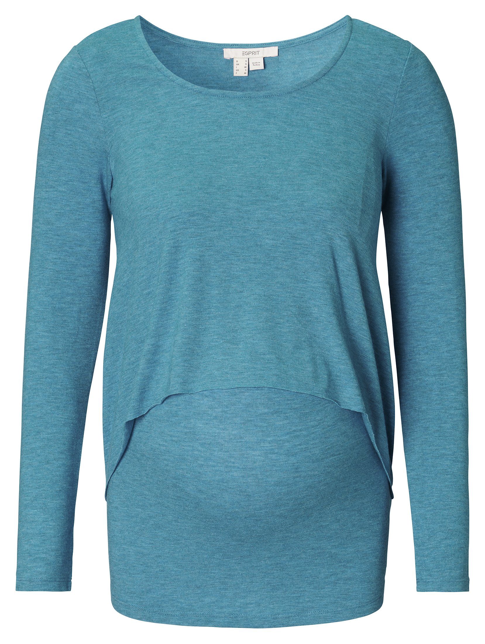 ESPRIT maternity (1-tlg) ESPRIT Blue Stillshirt Coral maternity Still-Shirt