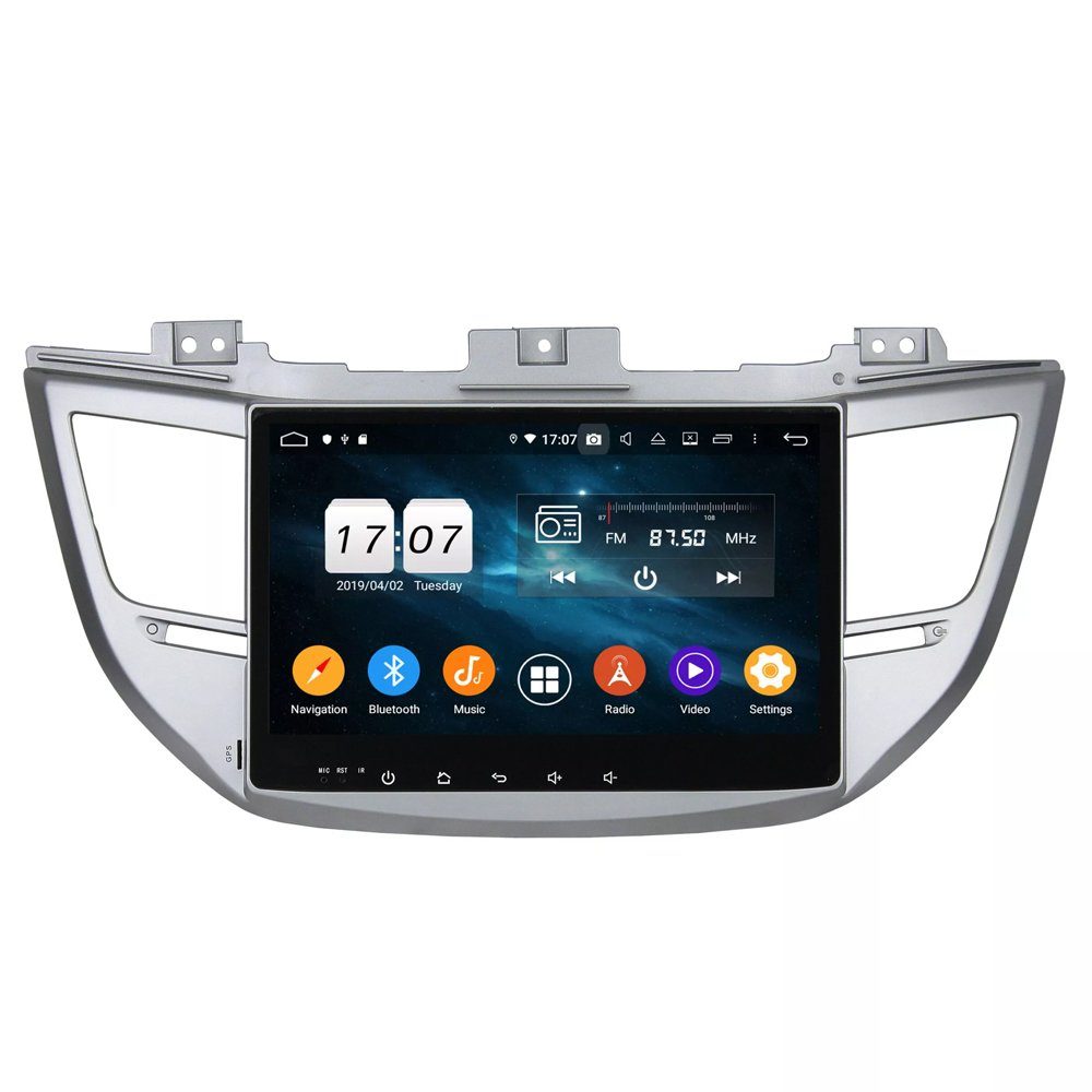 TAFFIO Für HYUNDAI TUCSON iX35 9 Touchscreen Android Autoradio GPS CarPlay  Einbau-Navigationsgerät