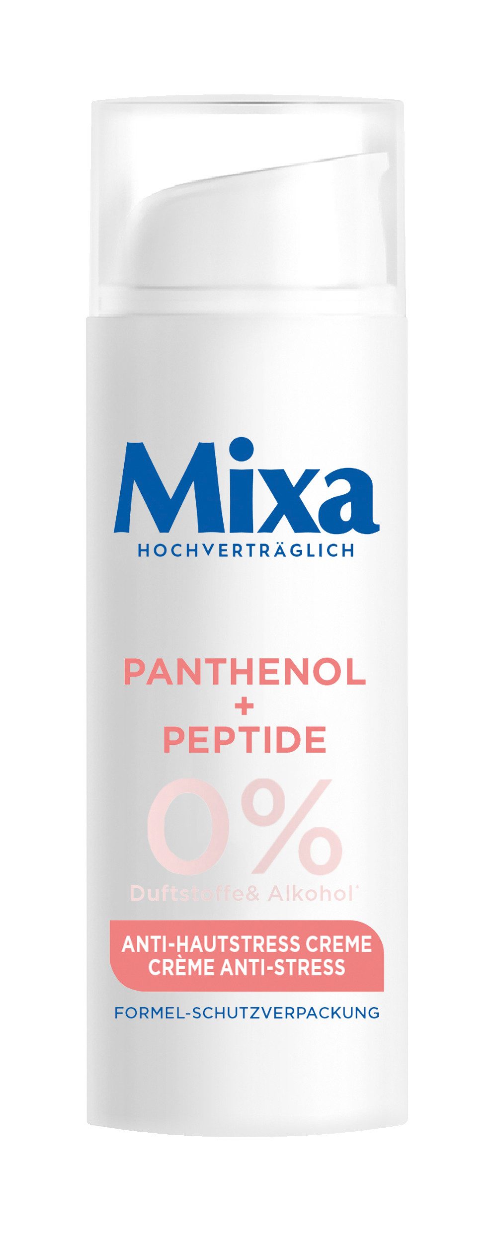 Mixa Gesichtsemulsion MIXA ANTI-HAUTSTRESS CREME, bis zu 48H Feuchtigkeit, stärkt die Hautbarriere