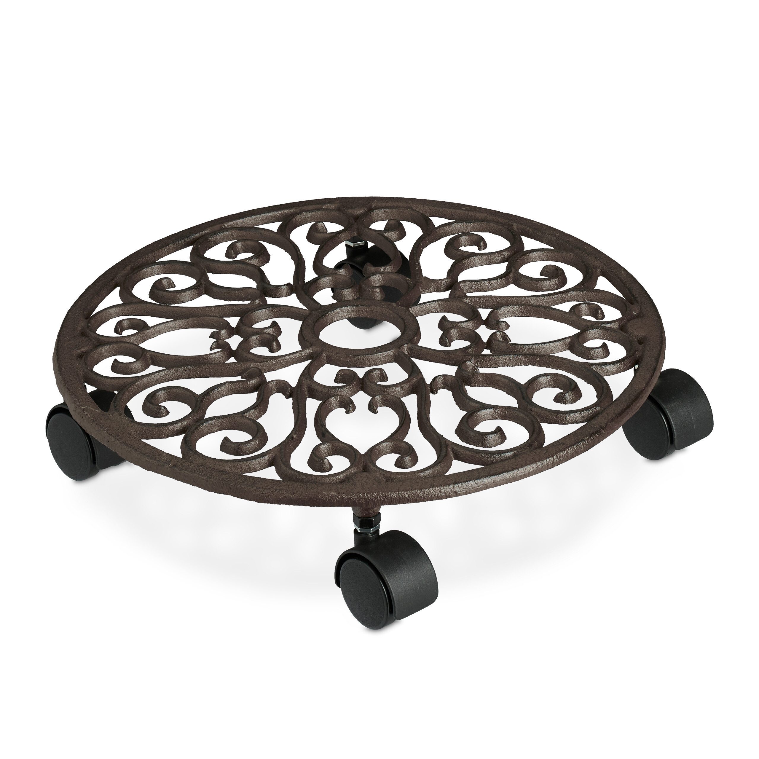 relaxdays Pflanzenroller Gusseise günstig online kaufen