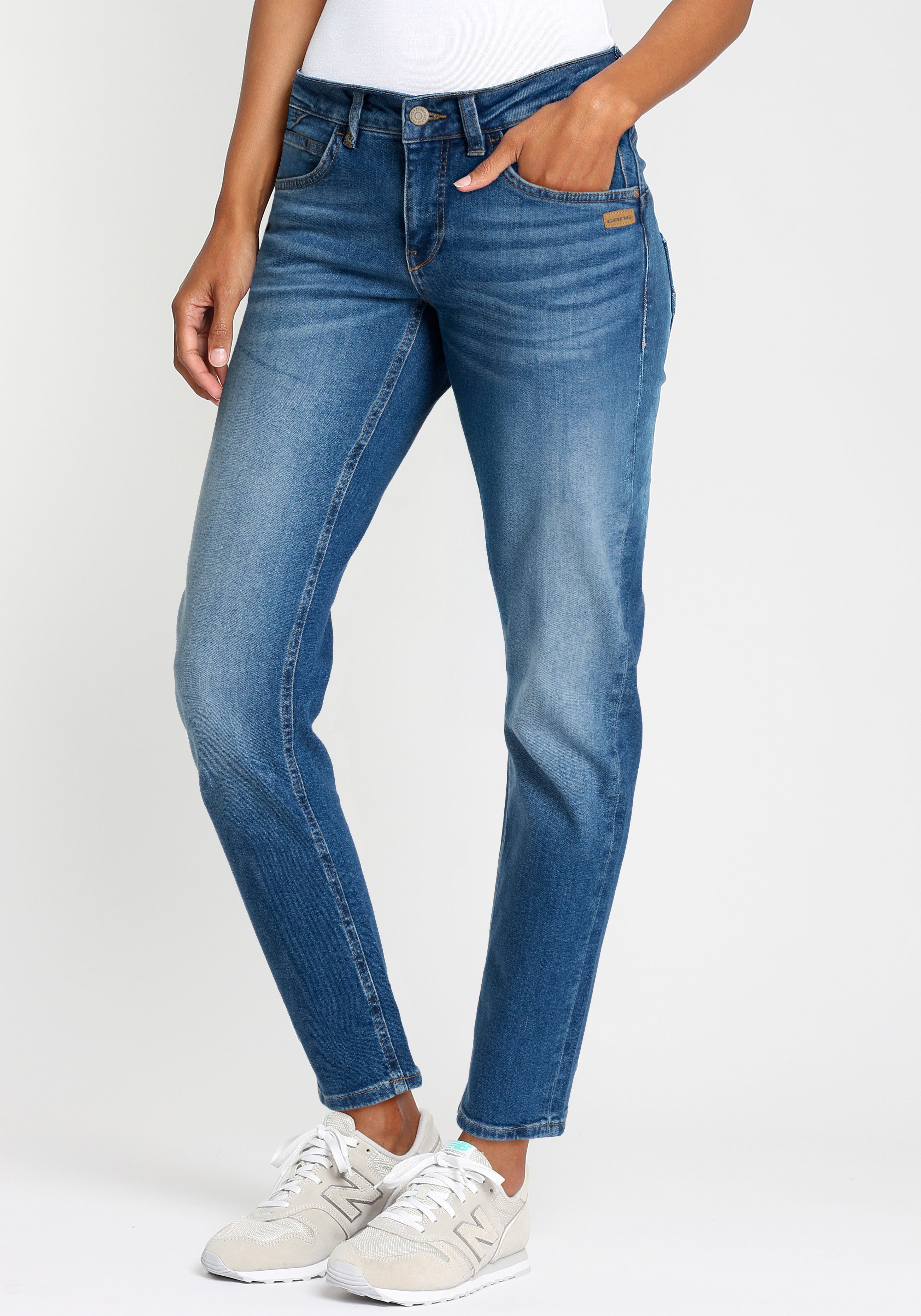 GANG 5-Pocket-Jeans 94JOLINE BOYFRIEND in cropped Länge