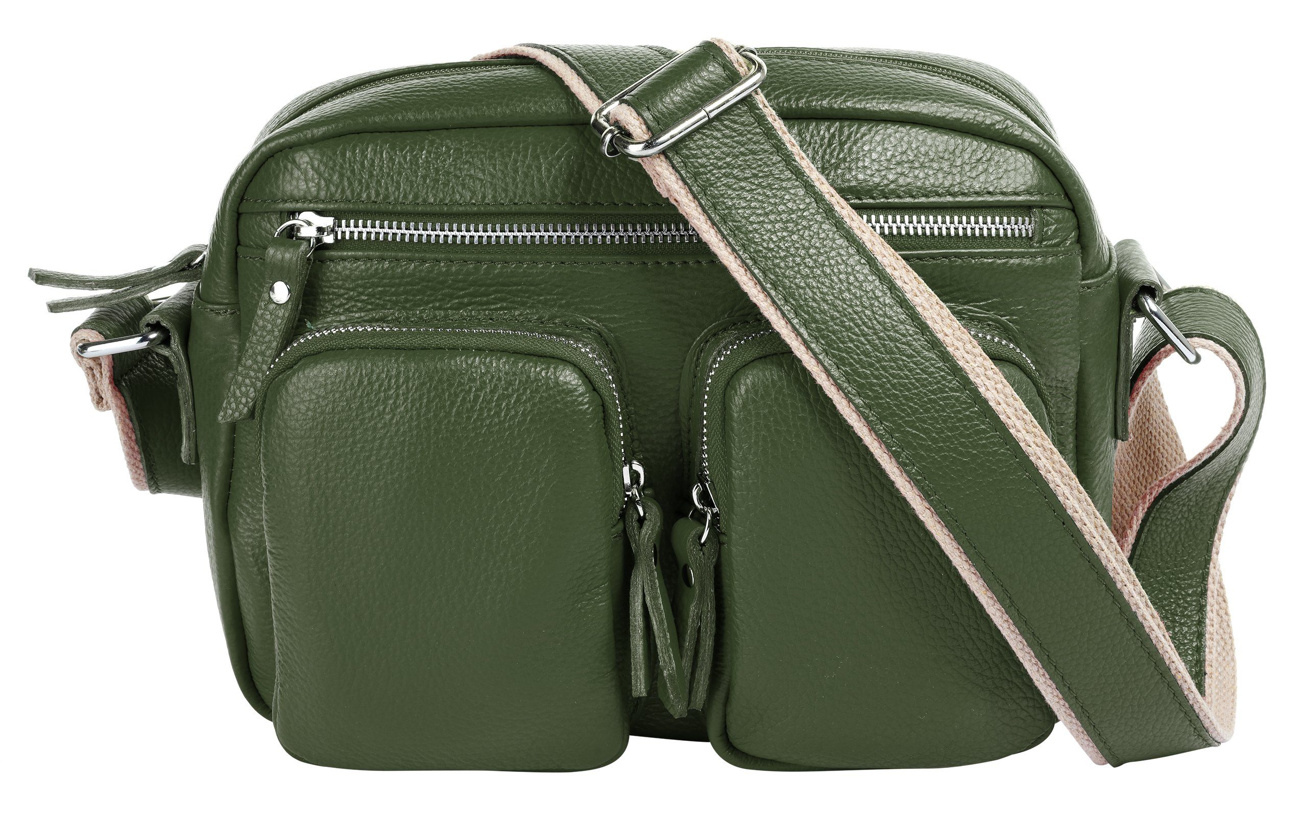 Samantha Look Umhängetasche, echt Leder, Made in Italy. € 59,90