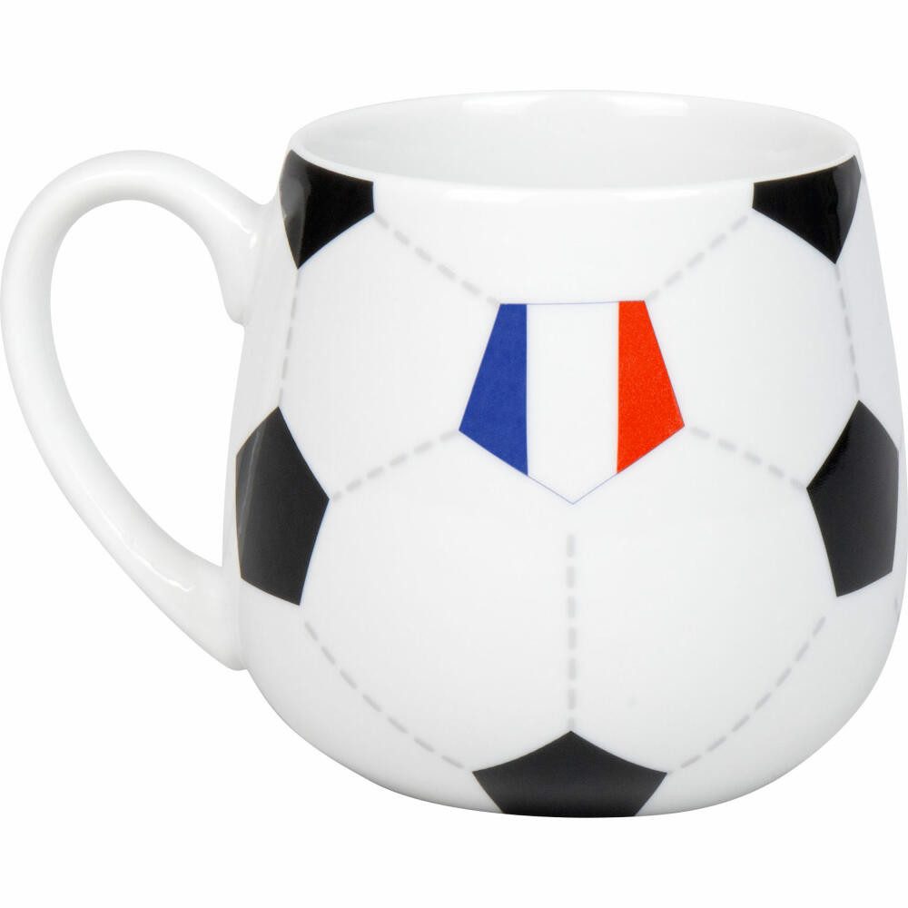 Könitz Becher Kuschelbecher Fußball Frankreich, Porzellan