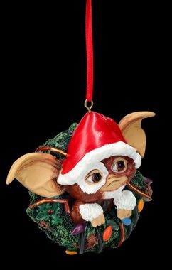 Figuren Shop GmbH Christbaumschmuck Christbaumschmuck Gremlins - Gizmo im Kranz - Nemesis Now Weihnachten (1-tlg)