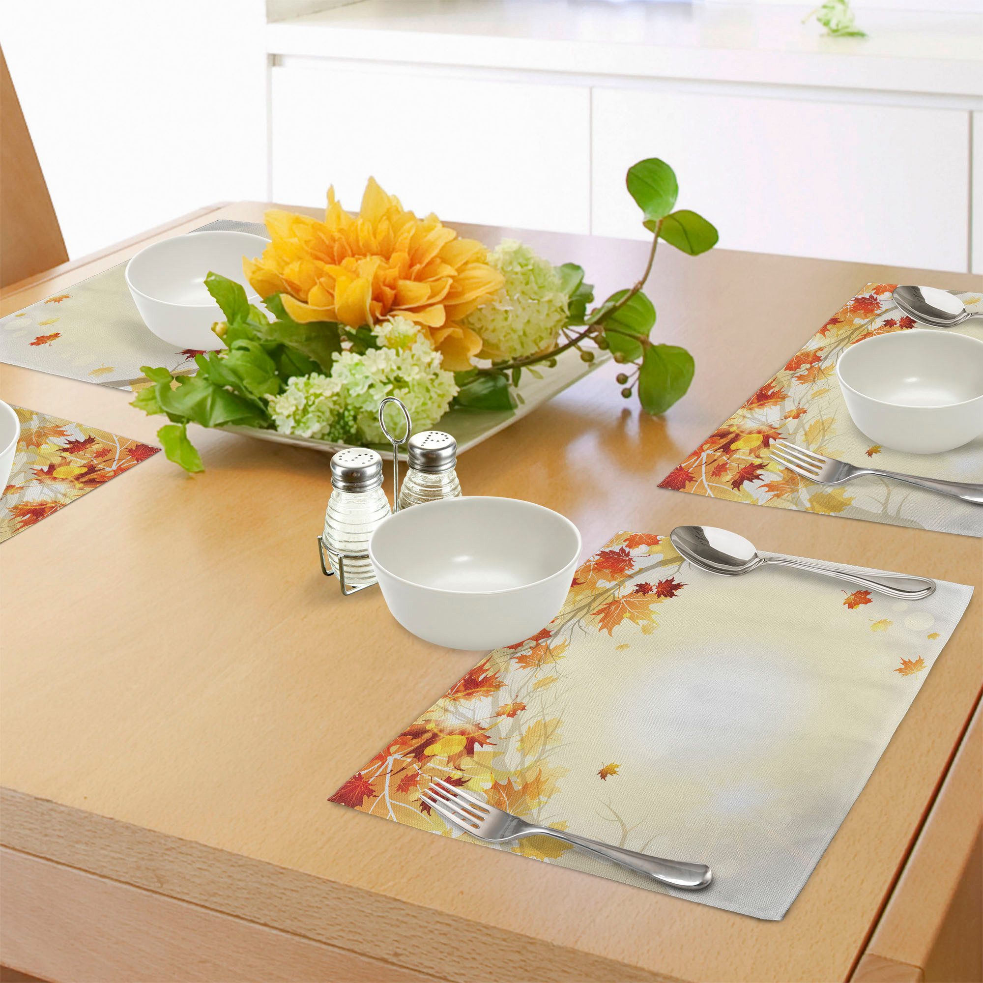 Abakuhaus Platzset Waschbare Stoff Esszimmer Küche Tischdekorations Digital günstig online kaufen