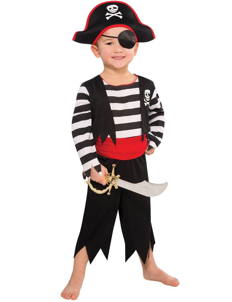 Amscan Kostüm Piraten Kostüm für Kinder, Abenteuer Kinderkostüm