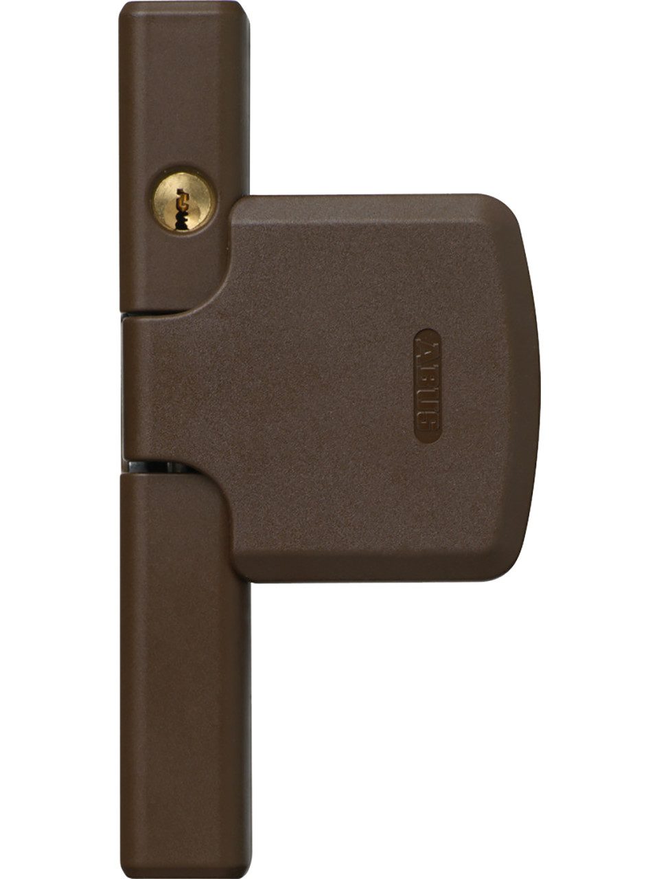 ABUS Fensterschloss Abus Fensterzusatzschloss FTS206 braun