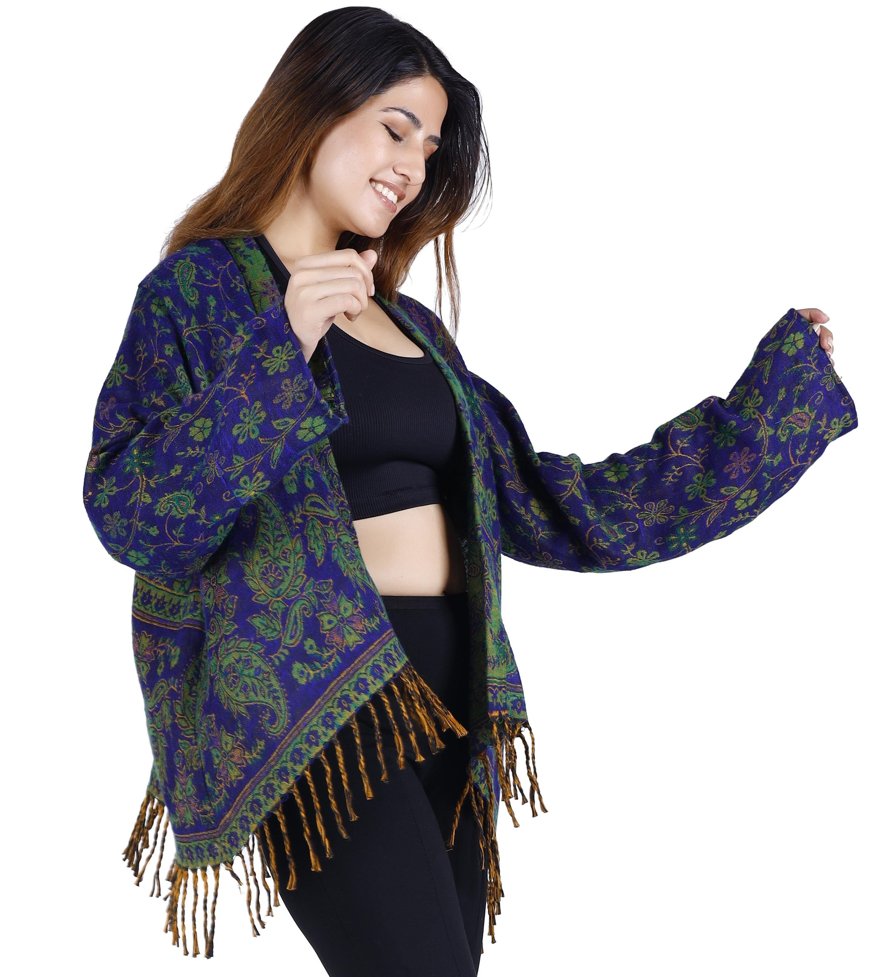 Guru-Shop Langjacke Bolero Jacke, legeres Boho günstig online kaufen