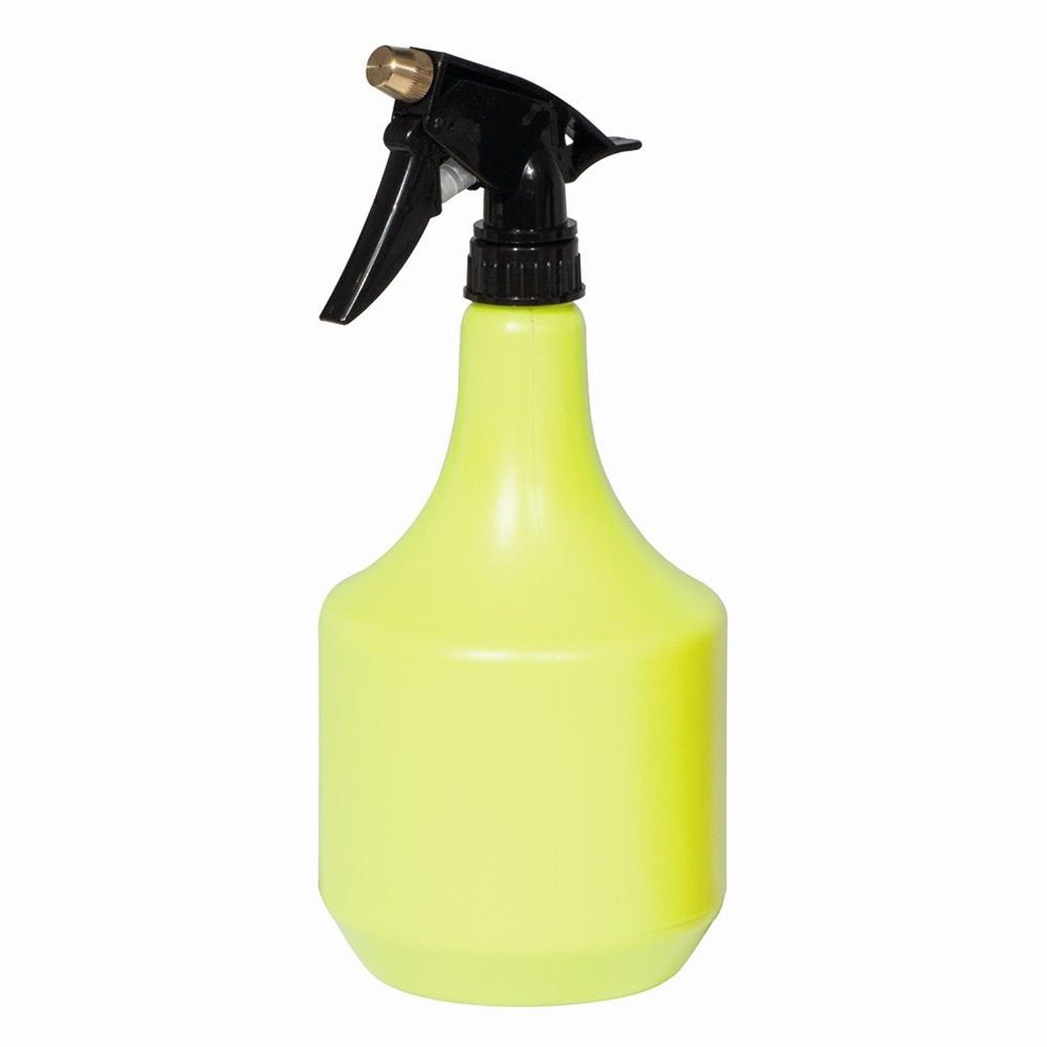 Sprühflasche Handsprüher 1,0 l, hellgrün Kunststoff, mit Messingdüse