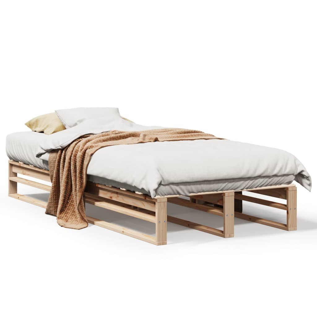 vidaXL Bett Massivholzbett ohne Matratze 90x190 günstig online kaufen