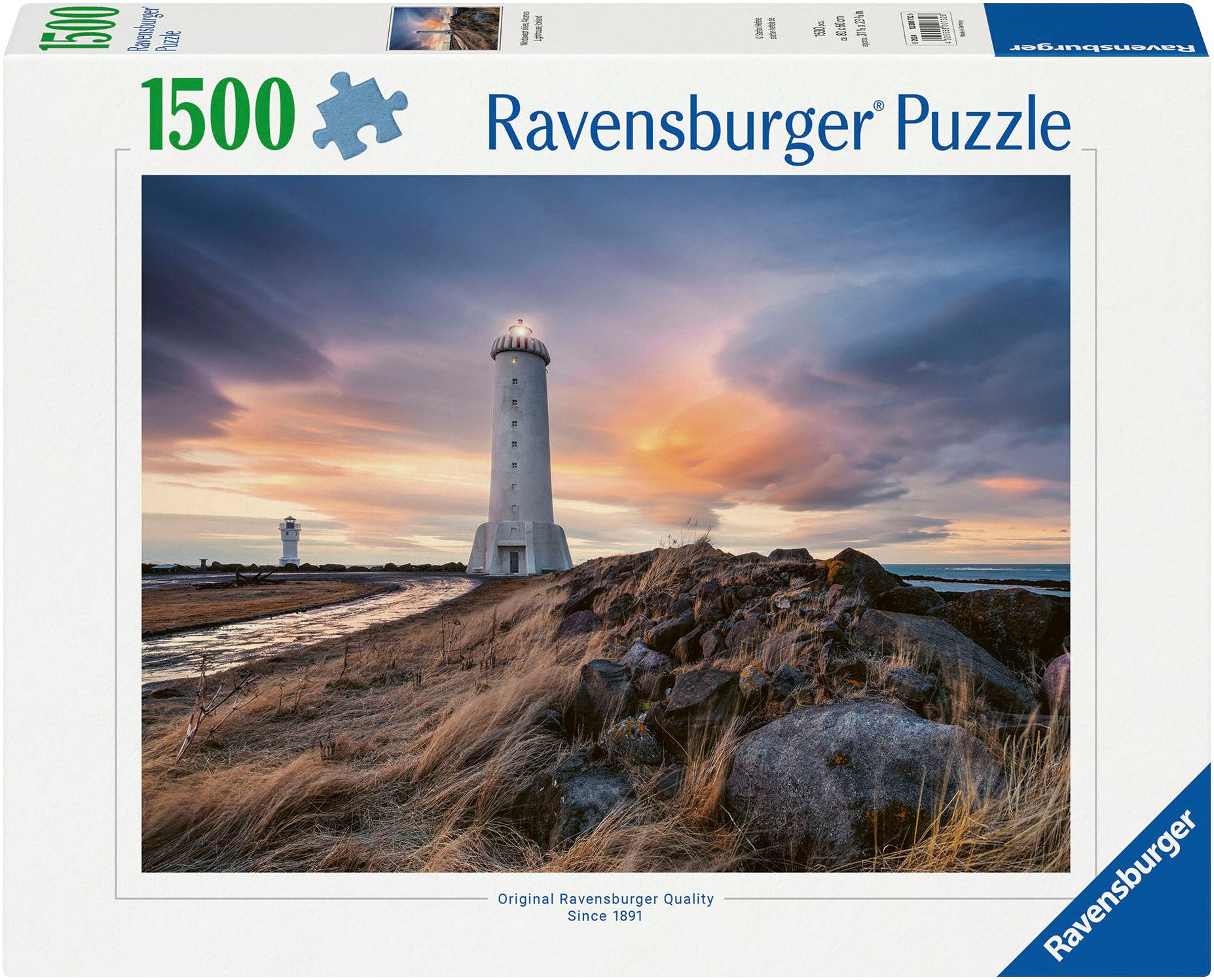 Puzzle Magische Stimmung über dem Leuchtturm von Akranes, Island