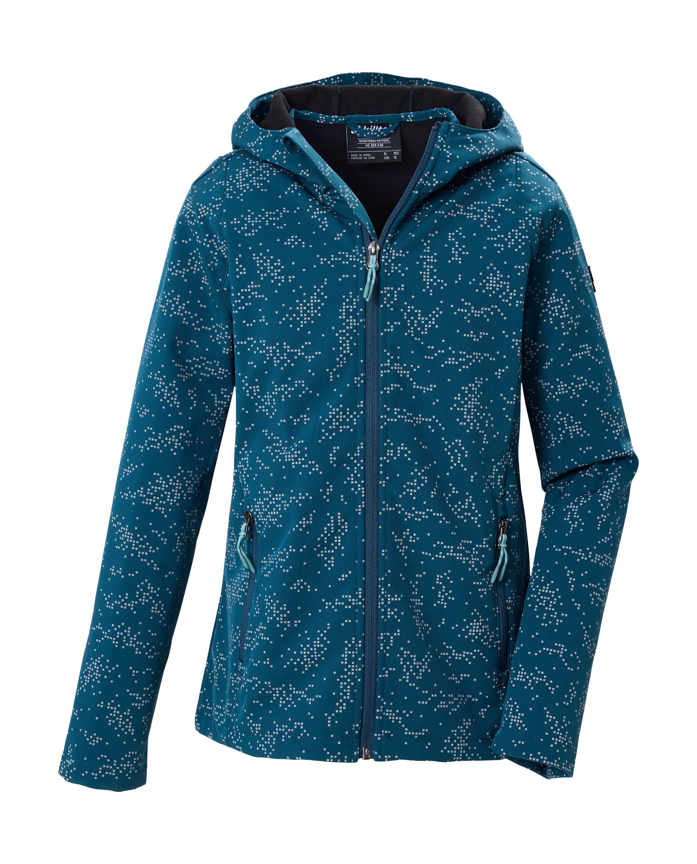 Killtec Softshelljacke KOW 165 GRLS SFTSHLL JCKT Winddichte, wasserabweisende Kinderjacke mit Fleece-Futter