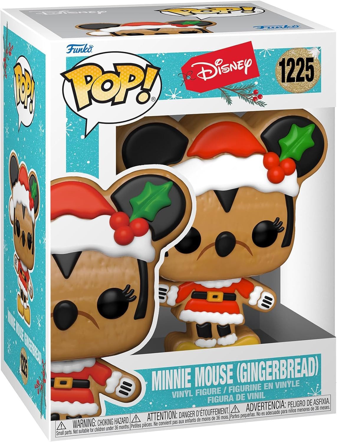 Funko Actionfigur Disney Holiday 2022 POP! Heroes Vinyl Figur Minnie 9 cm, (1-tlg), Sammlerfigur
