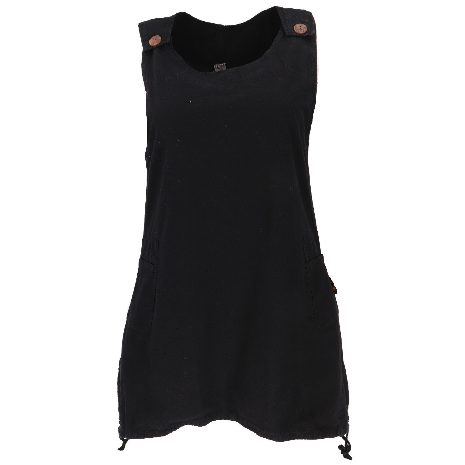 Guru-Shop Midikleid Latzrock, oversize Trägerkleid, Latzkleid,.. günstig online kaufen