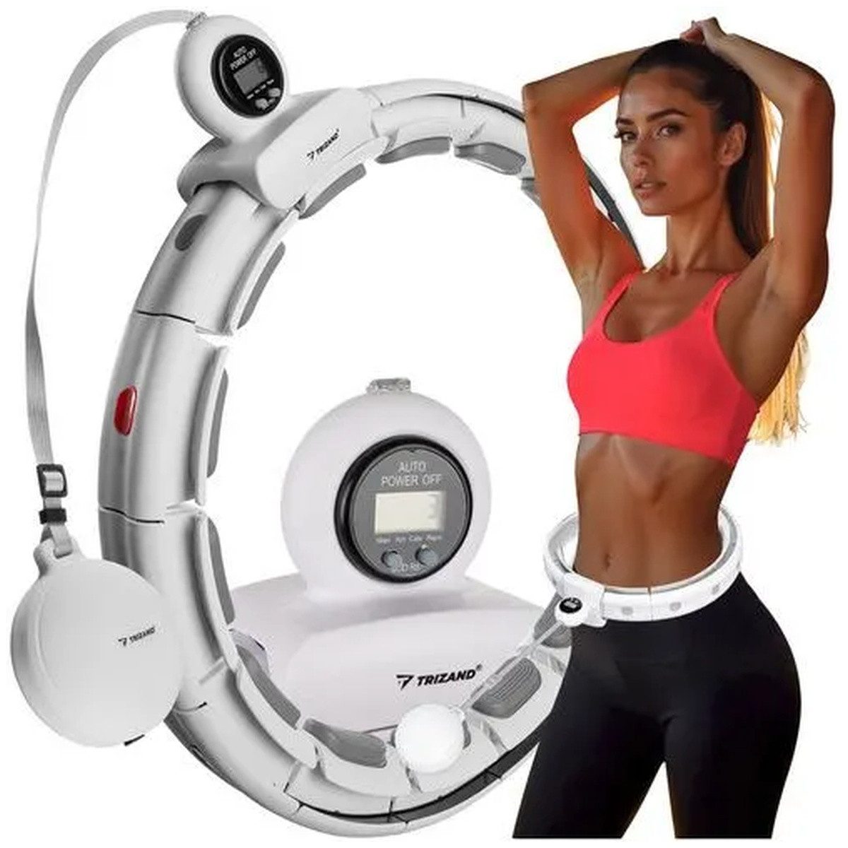 Wisam Hula-Hoop-Reifen Hula Hoop mit Zähler Trizand 25254