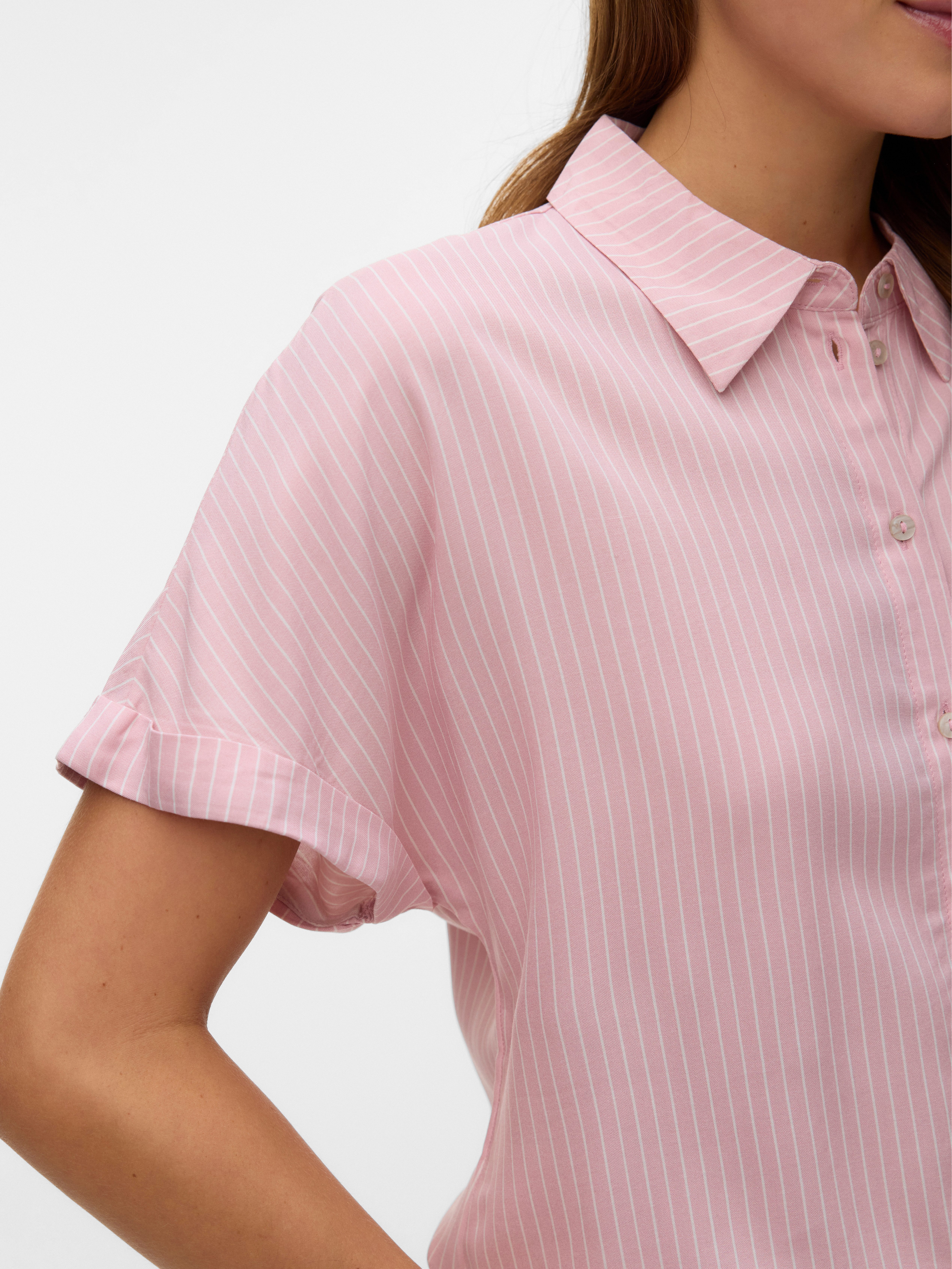 Vero Moda Kurzarmbluse VMALICE SS SHIRT WVN NOOS Viskose