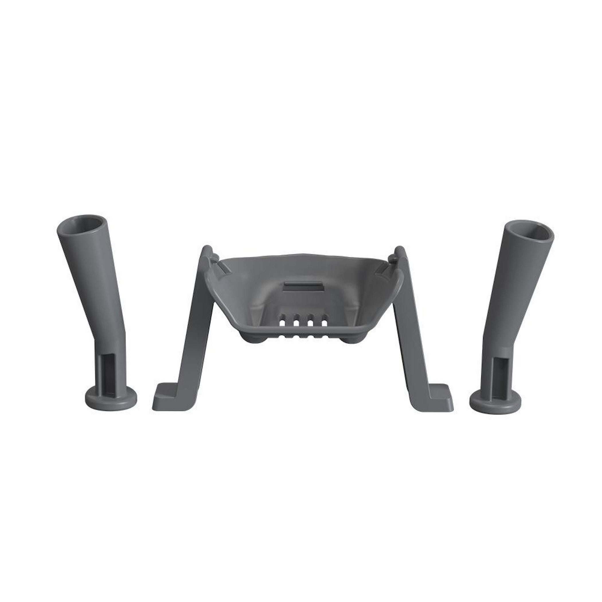 Wigento Tragbares Landegestell Tripod für DJI Mavic 4 Pro Grau Zubehör Drohne (Erhöht, Stabil, Leicht)