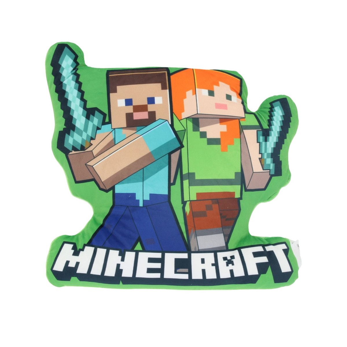 Minecraft Dekokissen 3D Kissen 40 cm Kuschelkissen 1 Stück Dekokissen Sofakissen Grün
