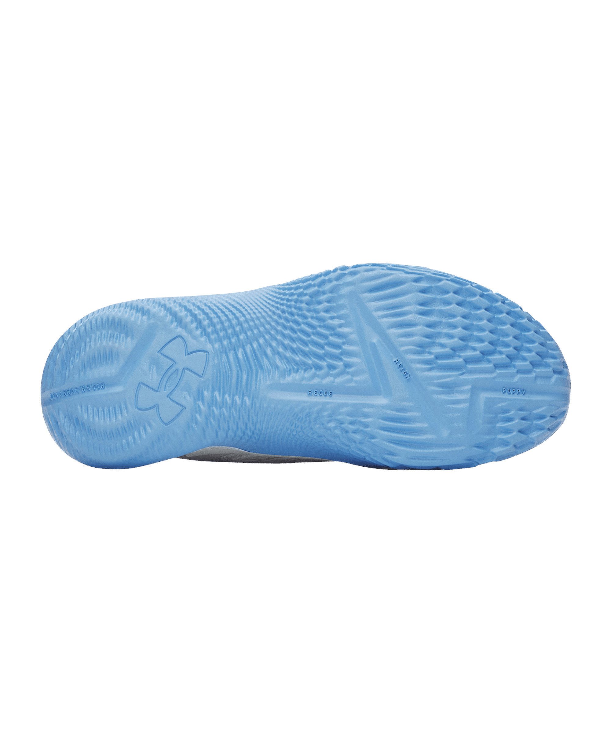 Under Armour® Under Armour Fox 2 Blue Flame Weiß Unisex Hallenschuh
