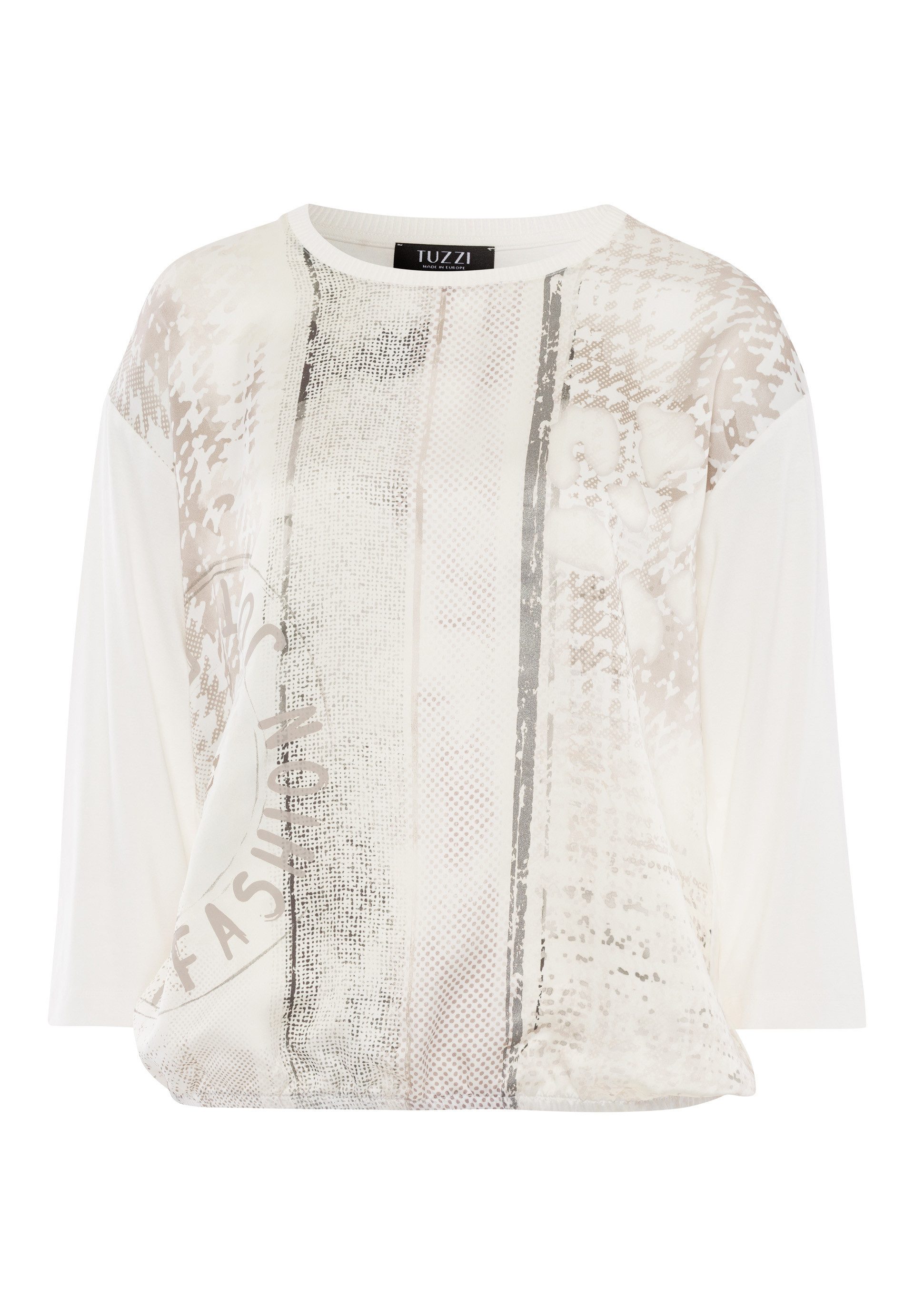 TUZZI 3/4-Arm-Shirt mit elastischem Bund günstig online kaufen