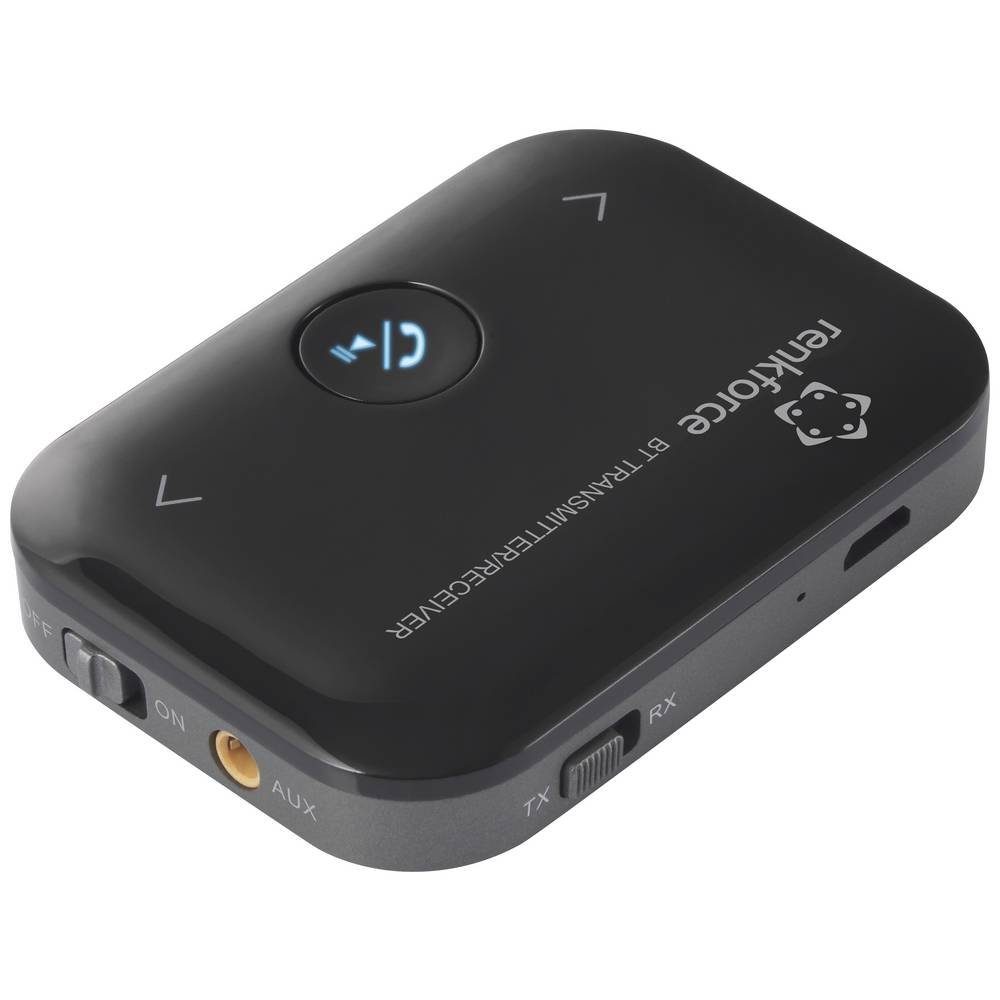 Renkforce Bluetooth Audio-Sender und -Empfänger mit Batterie RF-5087932 Bluetooth-Adapter, integrierter Akku
