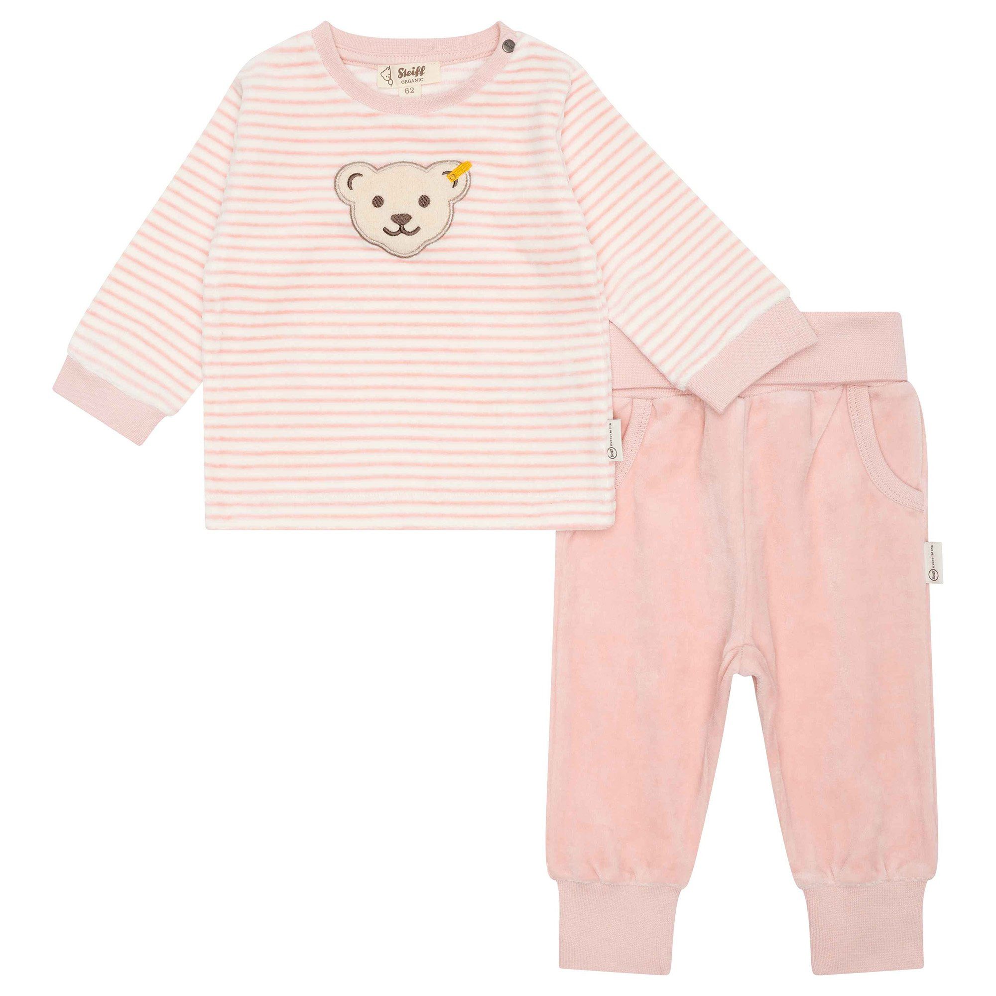 Steiff Anzug Unisex Strampler Baumwolle (Set, Anzug Set)