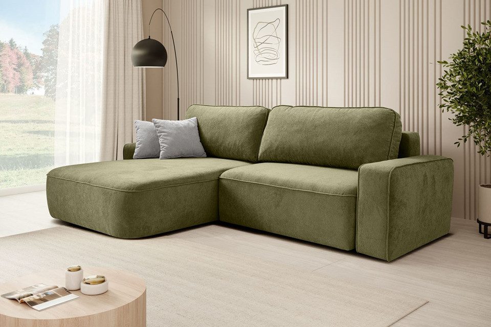 Beautysofa Ecksofa TORRE, mit Schlaffunktion, mit Bettkasten, viele Farbvar günstig online kaufen