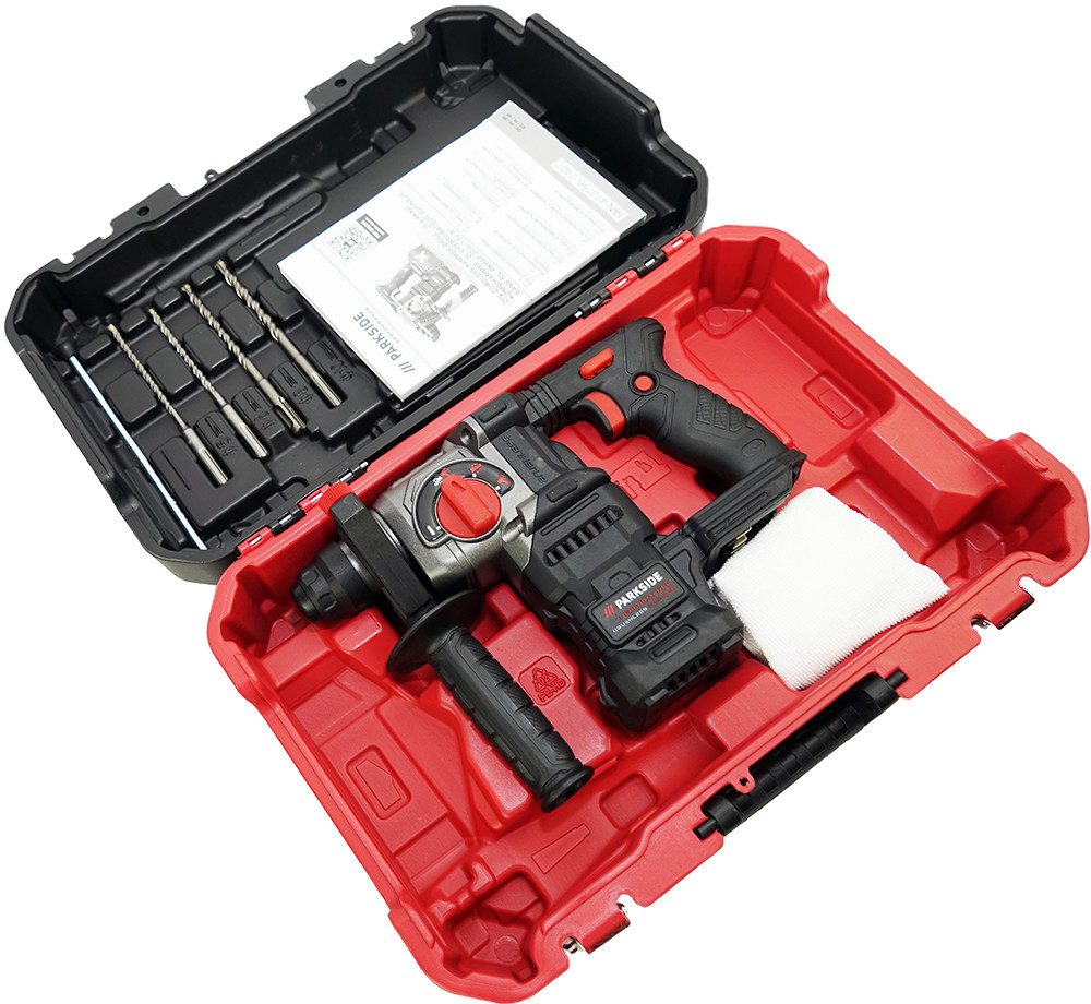 PARKSIDE PERFORMANCE® Akku-Bohrhammer 20V Akku Kombihammer PKHAP 20 1.9J (ohne Akku), 20 V, max. 1050 U/min