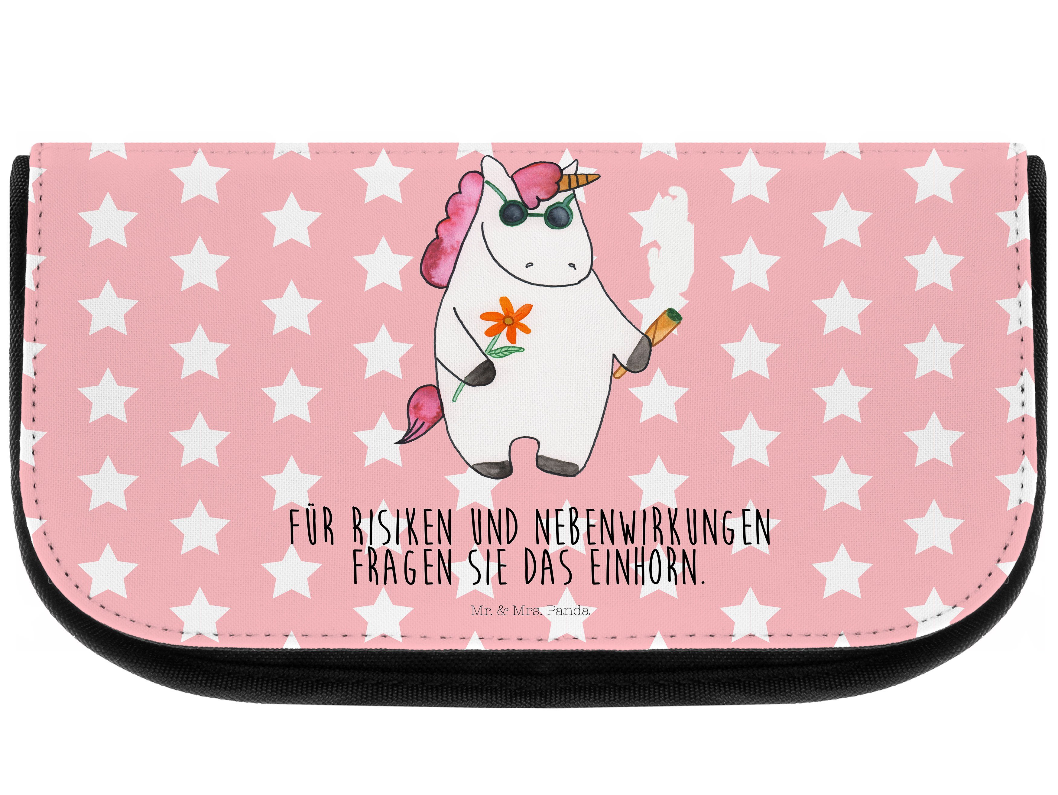 Mr. & Mrs. Panda Kosmetiktasche - Joint, Rot Einhorn Sc Pastell Woodstock Kosmetikbeutel, Geschenk, - (1-tlg)