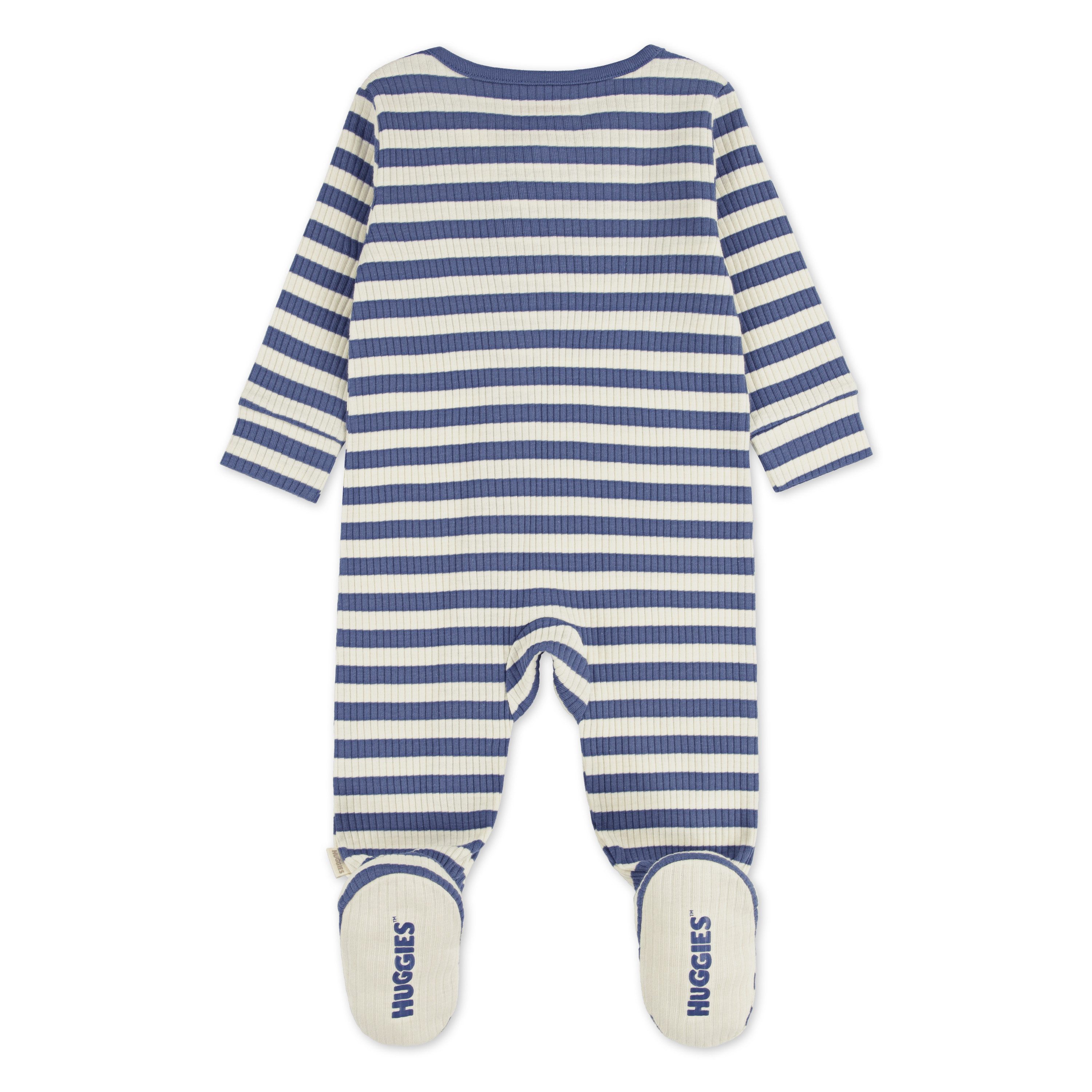 HUGGIES babywear Schlafoverall HUGB FOOTED COVERALL mit süßer Bärchenstickerei