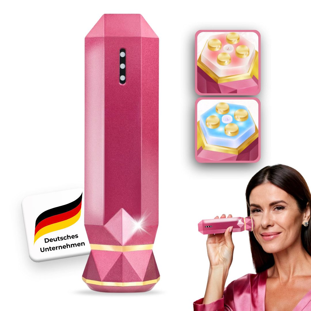 Gesichtsmassagegerät PRO [Neuheit] EMS revitalisierend, zwei Funktionen, Gesicht