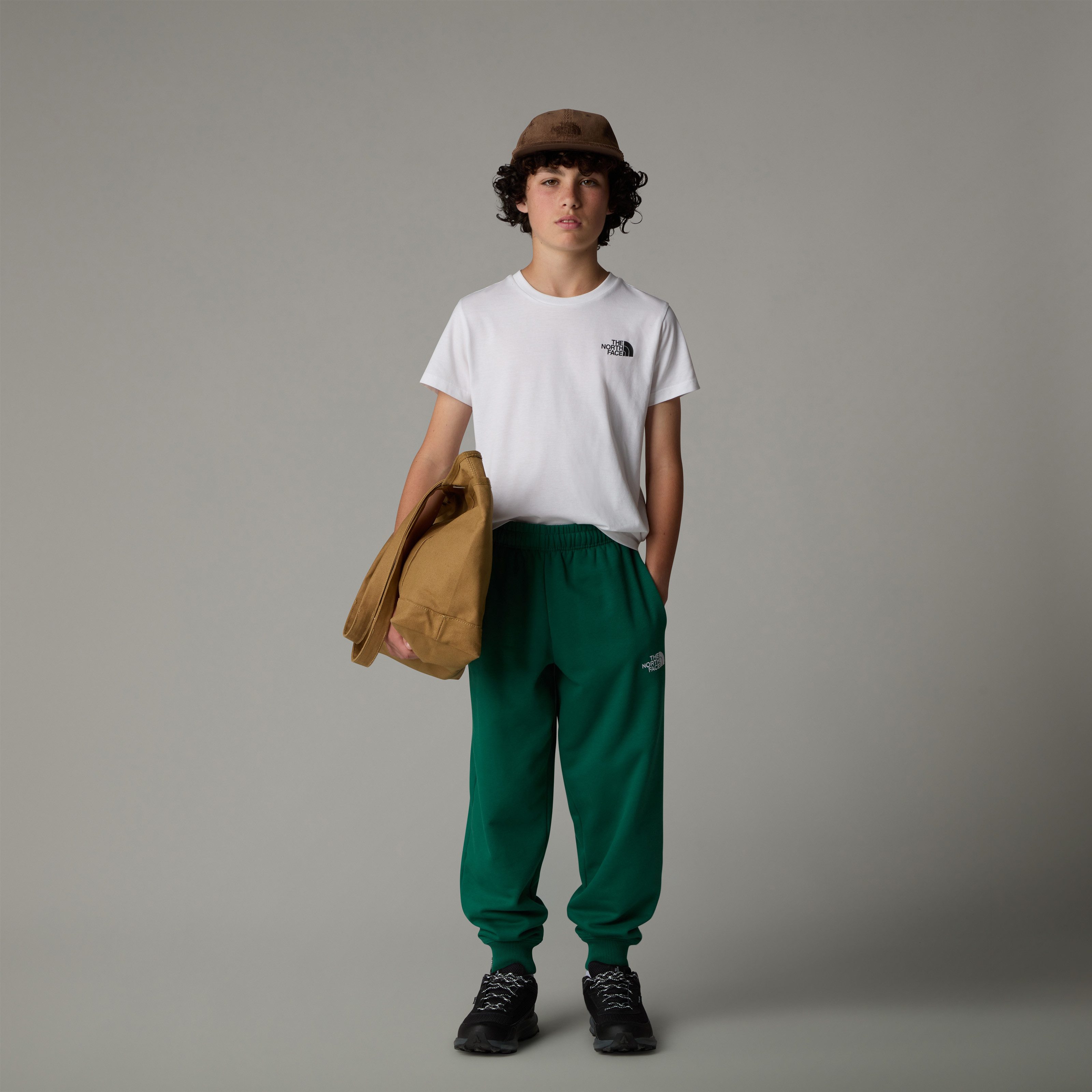 The North Face T-Shirt TEEN S/S SIMPLE DOME TEE sportlicher Stil, Kurzarm, mit Logodruck, aus Baumwollmischung