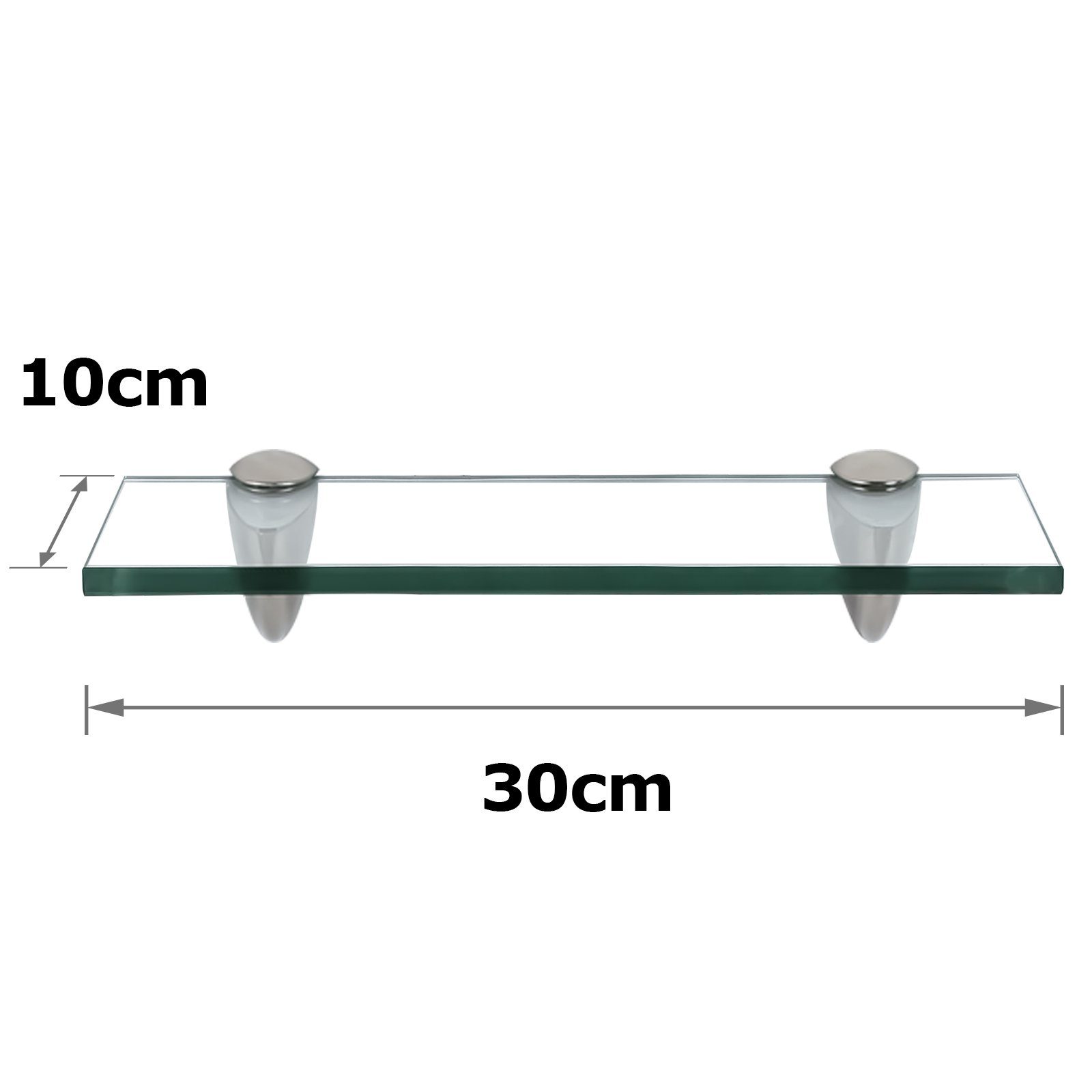 Clanmacy Wandregal Glasregal Hängeregal Glasablage Glasplatte Badregal 20-6 günstig online kaufen