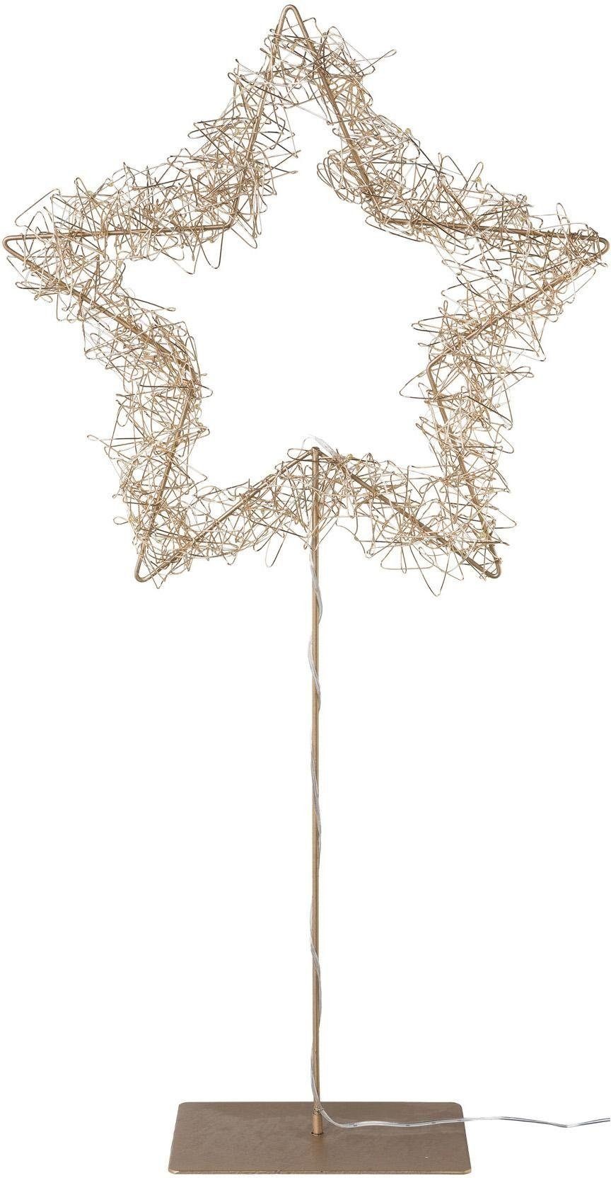 Creativ light Dekostern Weihnachtsstern, Weihnachtsdeko, aus Metall