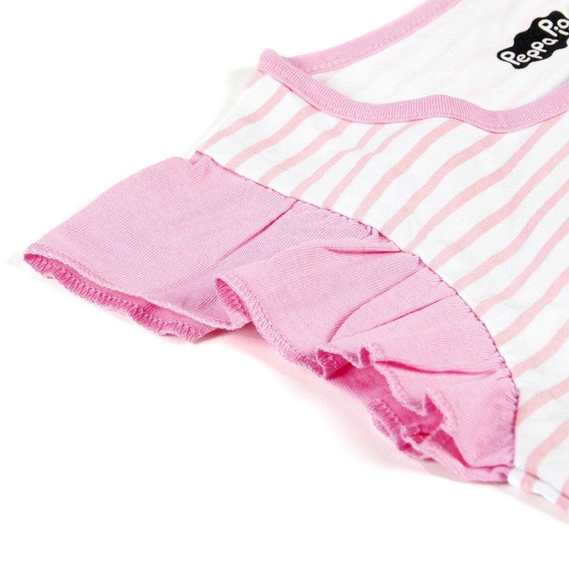T-Shirt Gr. Mädchen Peppa Sommeroutfit Peppa Pig Wutz 116 Shorts - (2-tlg) & 92 cm
