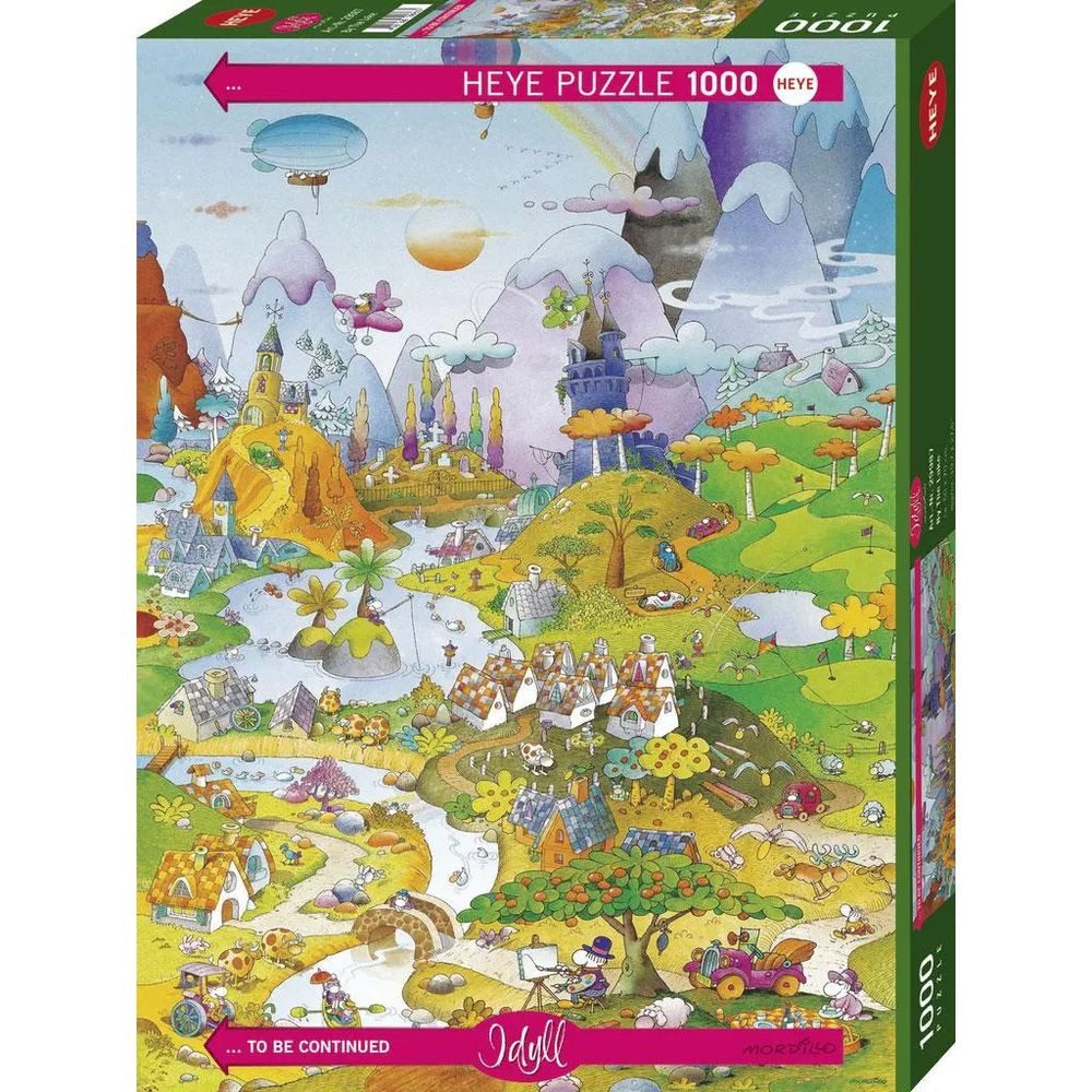 HEYE Puzzle By The Lake Puzzle 1000 Teile, 1000 Puzzleteile