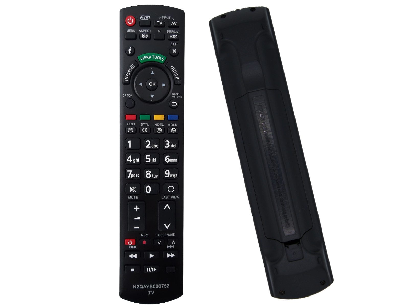 azurano Ersatz für PANASONIC N2QAYB000752 Universal-Smart-TV-Fernbedienung