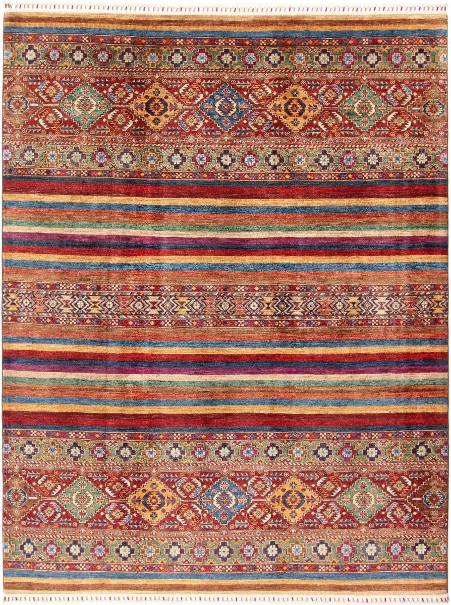 Orientteppich Arijana Shaal 193x249 Handgeknüpfter Orientteppich, Nain Trading, rechteckig, Höhe: 5 mm