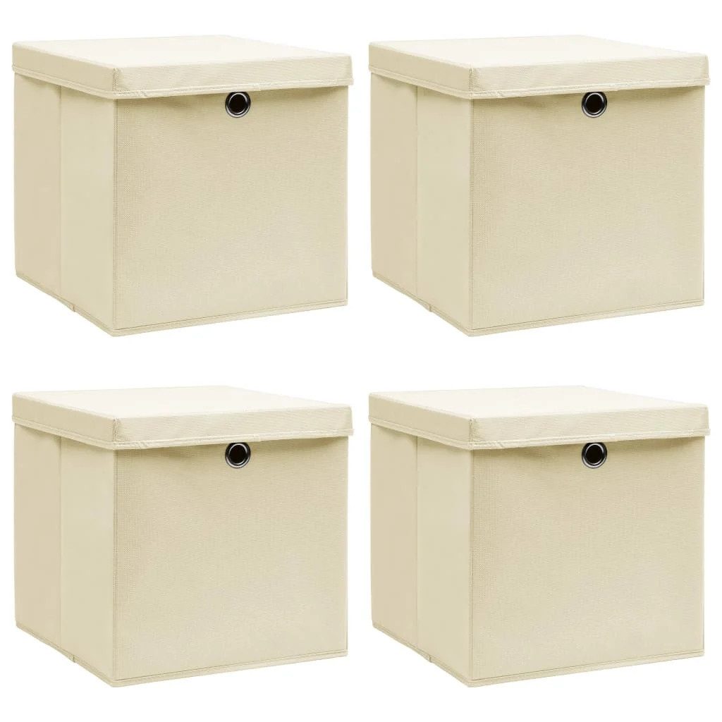 Vellora Aufbewahrungsbox Aufbewahrungsboxen mit Deckel 4 günstig online kaufen